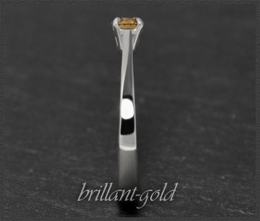 Brillant 585 Weißgold Ring 0,29ct, VVS